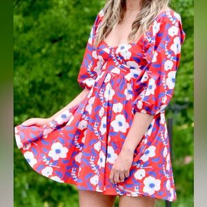 Beautiful Floral Anthrpologie Dress!